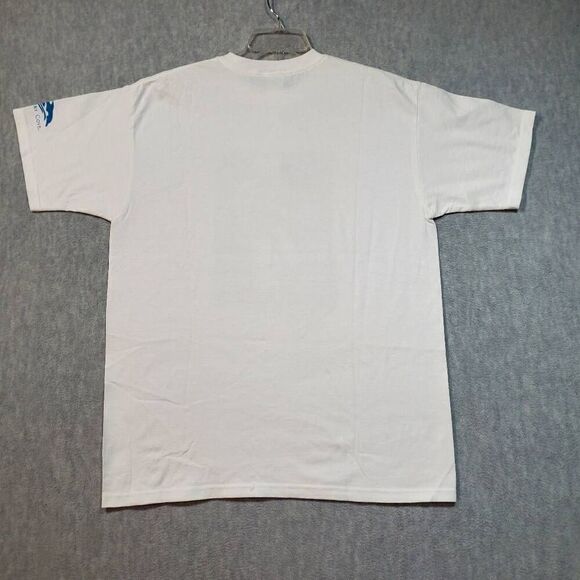 Vtg Discovery Cove Shirt Mens Large White Dolphin Experience Graphic Ocean Tee - Picture 8 of 9